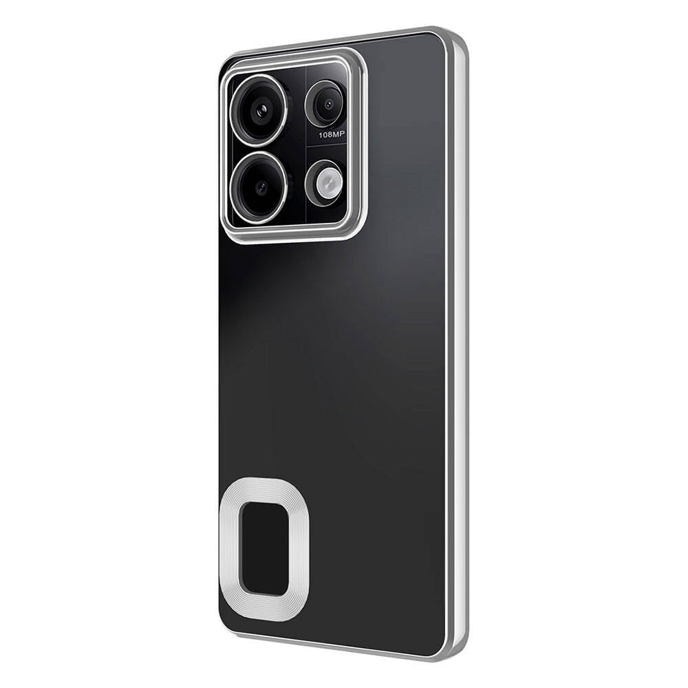 Xiaomi Redmi Note 13 4G Kılıf Kamera Korumalı Logo Gösteren Zore Omega Kılıf