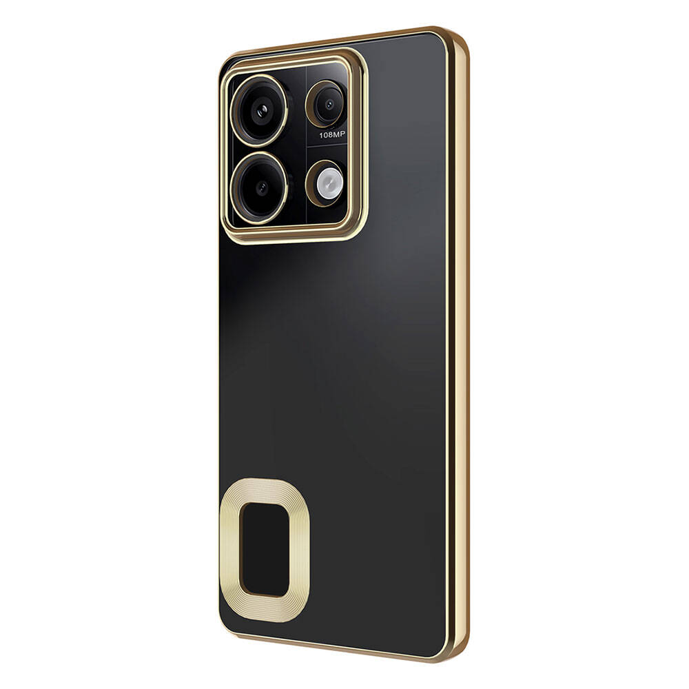 Xiaomi Redmi Note 13 4G Kılıf Kamera Korumalı Logo Gösteren Zore Omega Kılıf