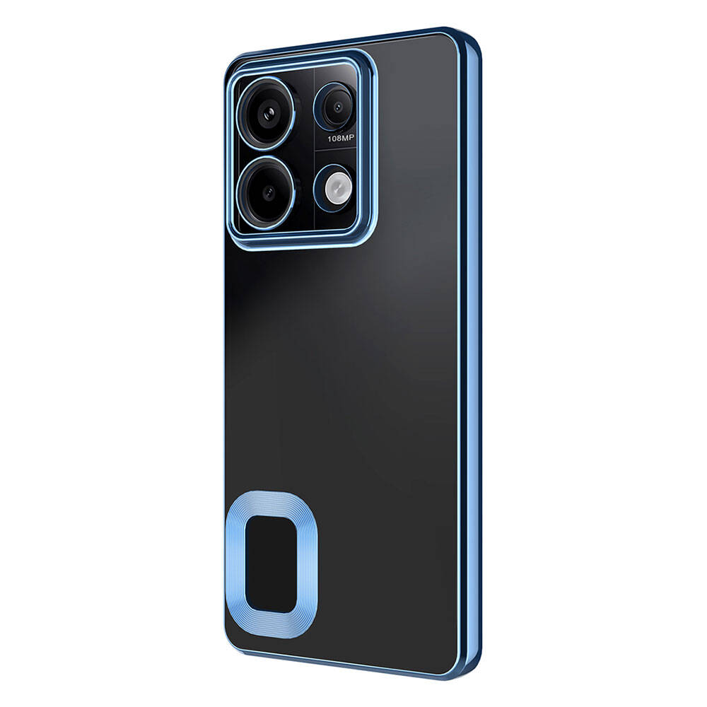 Xiaomi Redmi Note 13 4G Kılıf Kamera Korumalı Logo Gösteren Zore Omega Kılıf