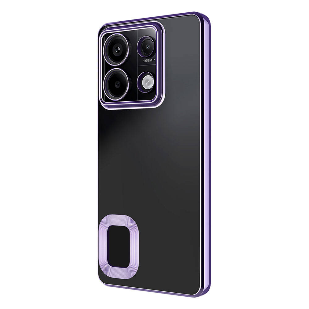 Xiaomi Redmi Note 13 4G Kılıf Kamera Korumalı Logo Gösteren Zore Omega Kılıf