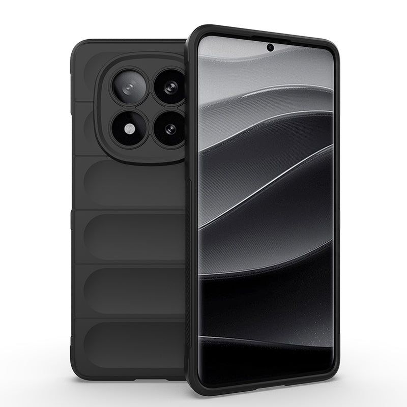 Xiaomi Redmi Note 14 Pro Plus Kılıf Esnek TPU Oyuklu Arka Yüzey Tasarımlı Zore Etnik Silikon Kılıf