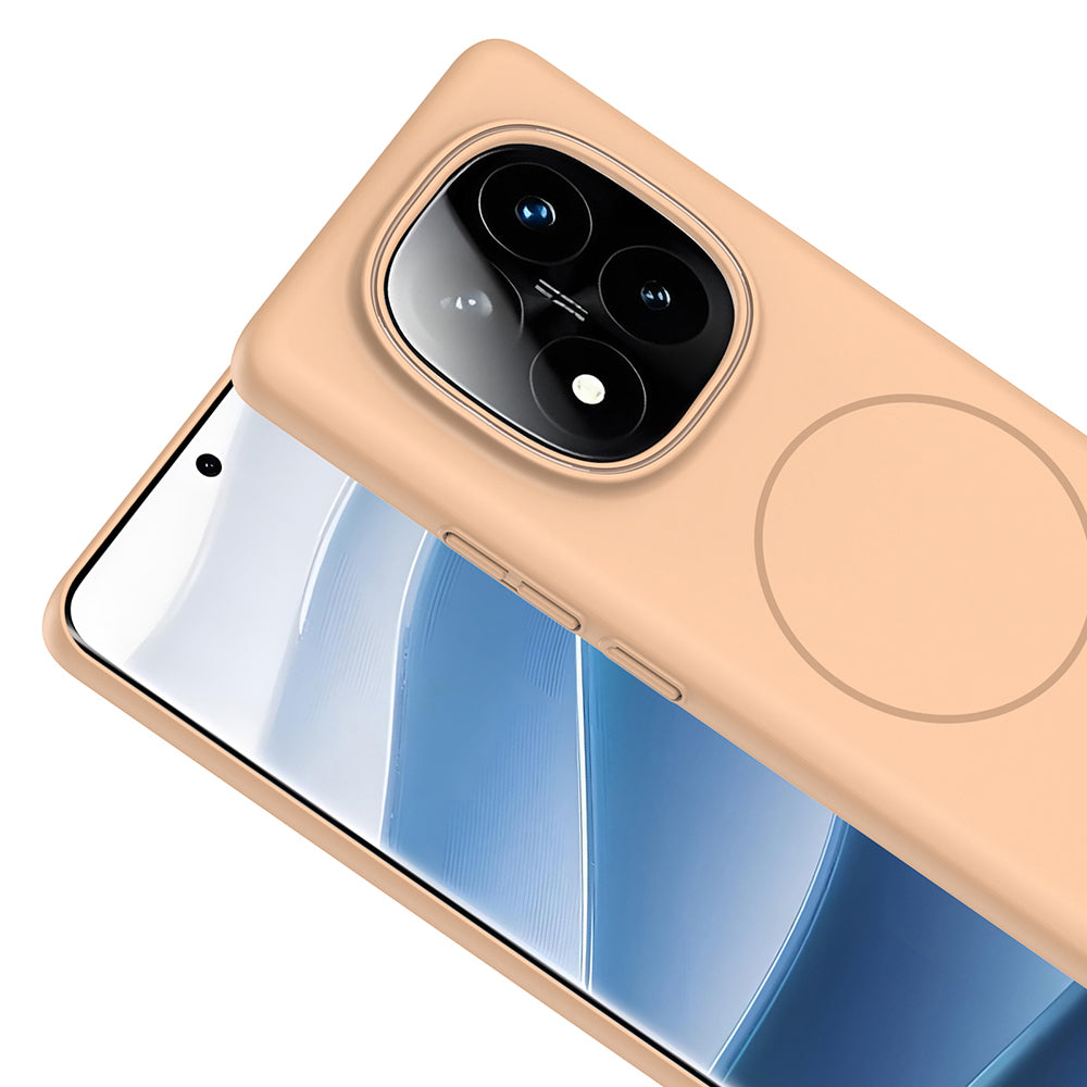 Xiaomi Redmi Note 14 Pro Plus Kılıf M-safe Şarj Özellikli Zore Ruby Sert Kılıf