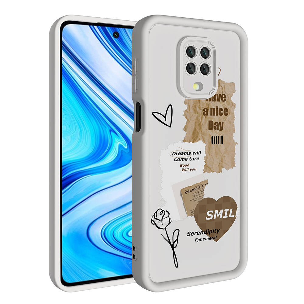Xiaomi Redmi Note 9S Kılıf Kamera Korumalı Baskılı Arka Yüzey Zore Klas Kılıf