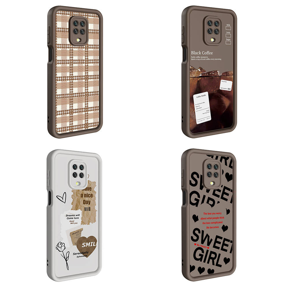 Xiaomi Redmi Note 9S Kılıf Kamera Korumalı Baskılı Arka Yüzey Zore Klas Kılıf