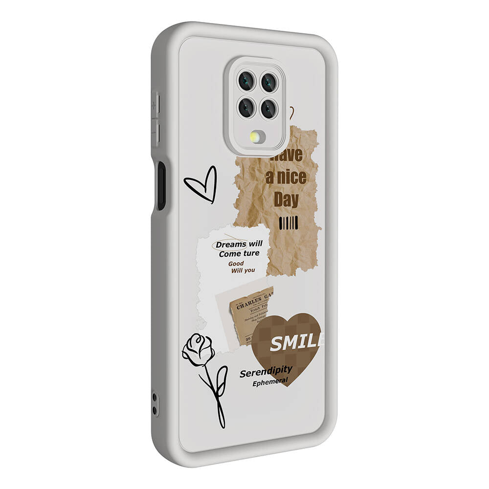 Xiaomi Redmi Note 9S Kılıf Kamera Korumalı Baskılı Arka Yüzey Zore Klas Kılıf