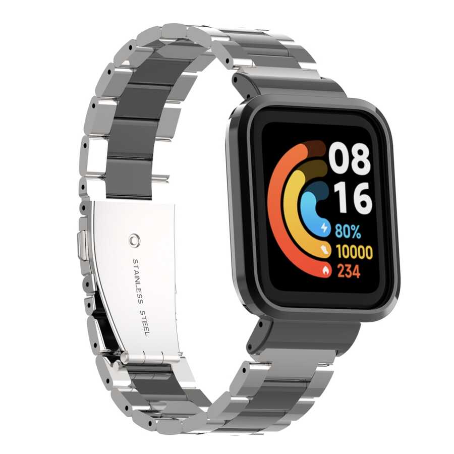 Xiaomi Redmi Watch (Mi Watch Lite) Zore KRD-60 Metal Kordon