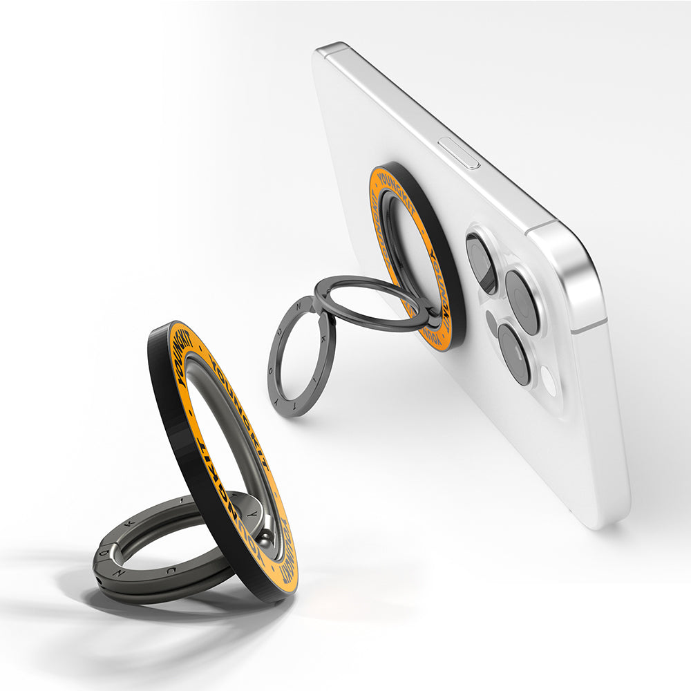 Youngkit Magnetik 360 Derece Dönebilen Double Ring Serisi Parmak Ring Stand