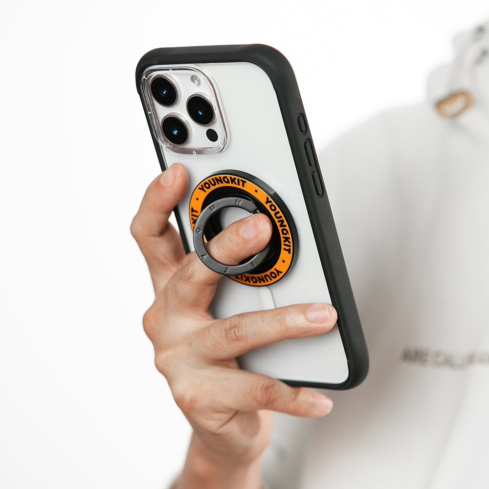 Youngkit Magnetik 360 Derece Dönebilen Double Ring Serisi Parmak Ring Stand