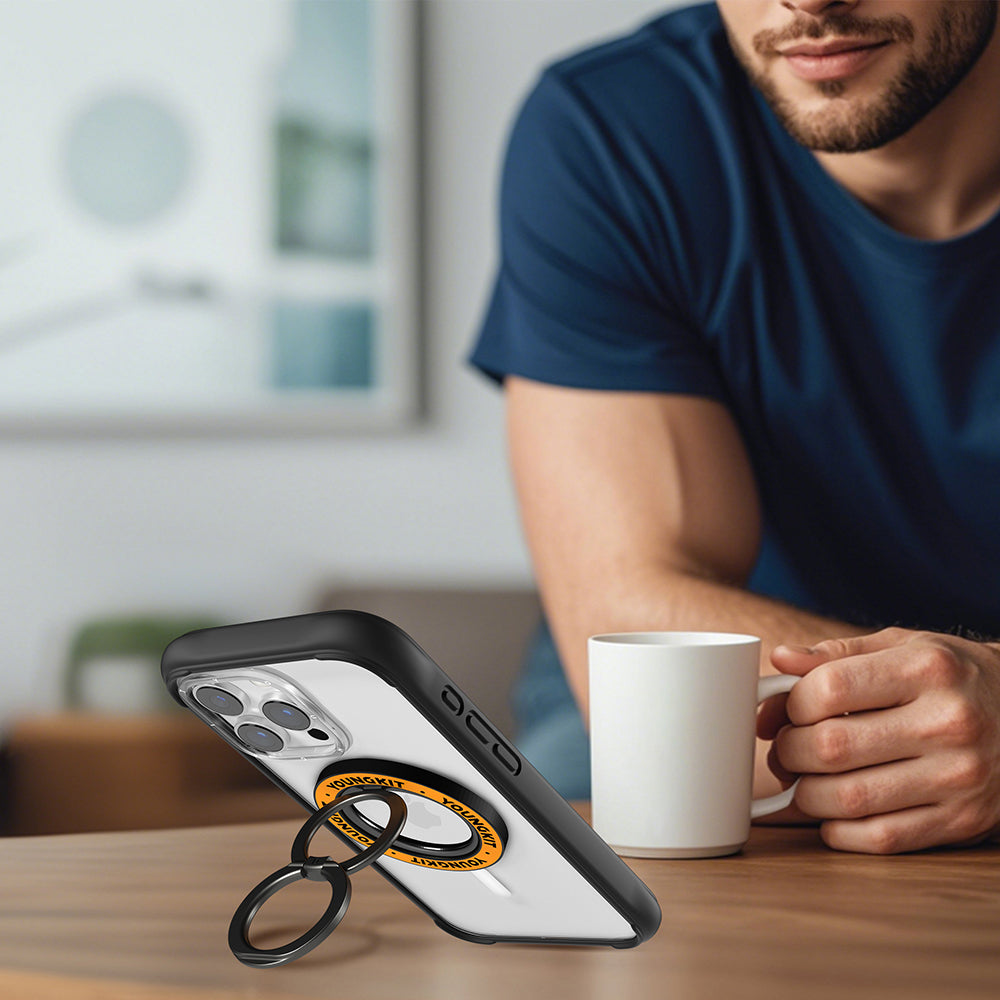 Youngkit Magnetik 360 Derece Dönebilen Double Ring Serisi Parmak Ring Stand
