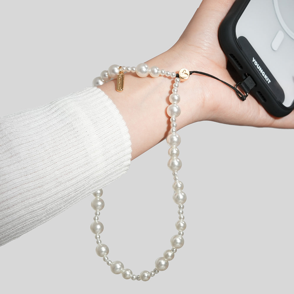 Youngkit Pearl Serisi İnci Tasarımlı Telefon Askı İpi 40cm