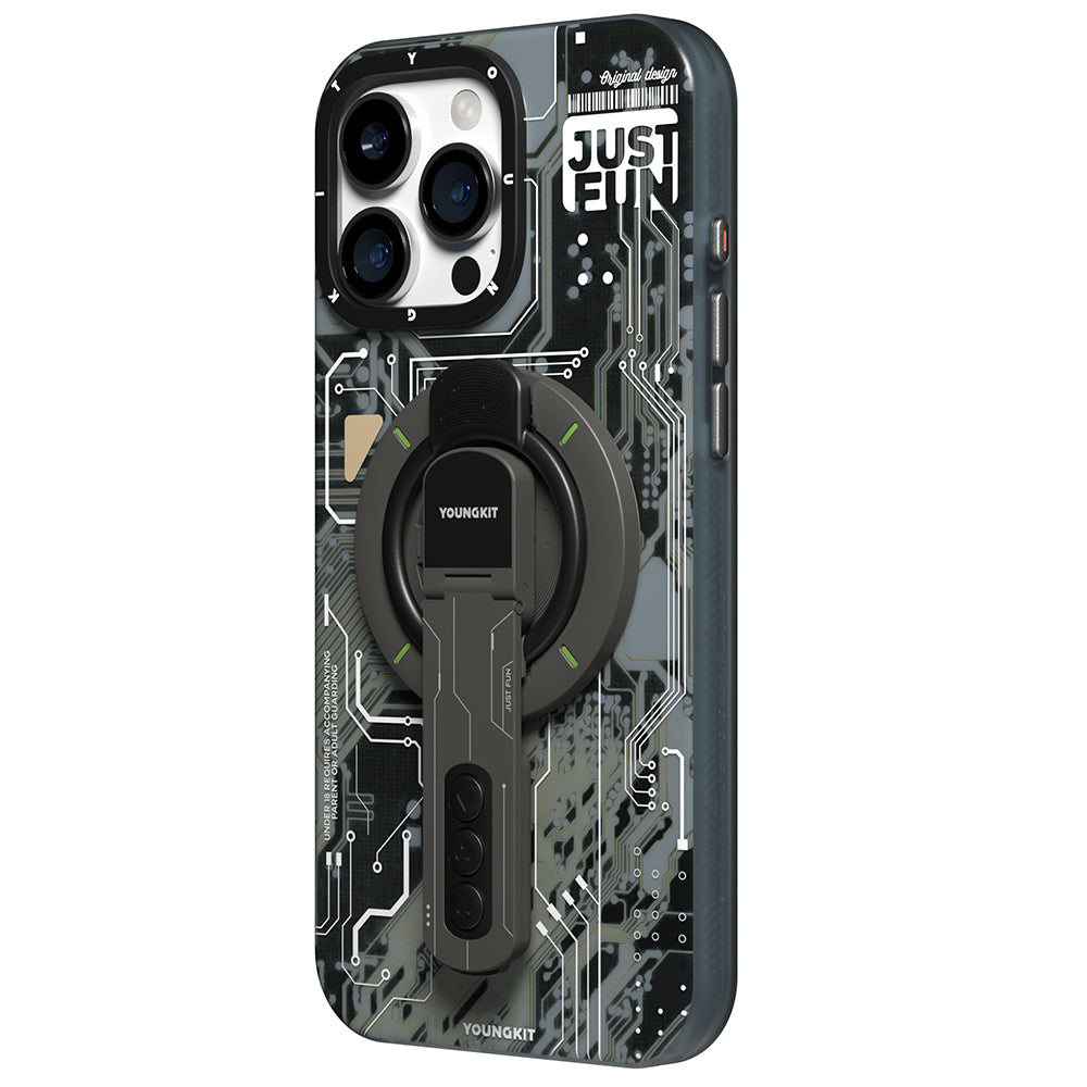 Youngkit Technology Serisi Telefon ve Tabletler için Magnetik Ring Stand