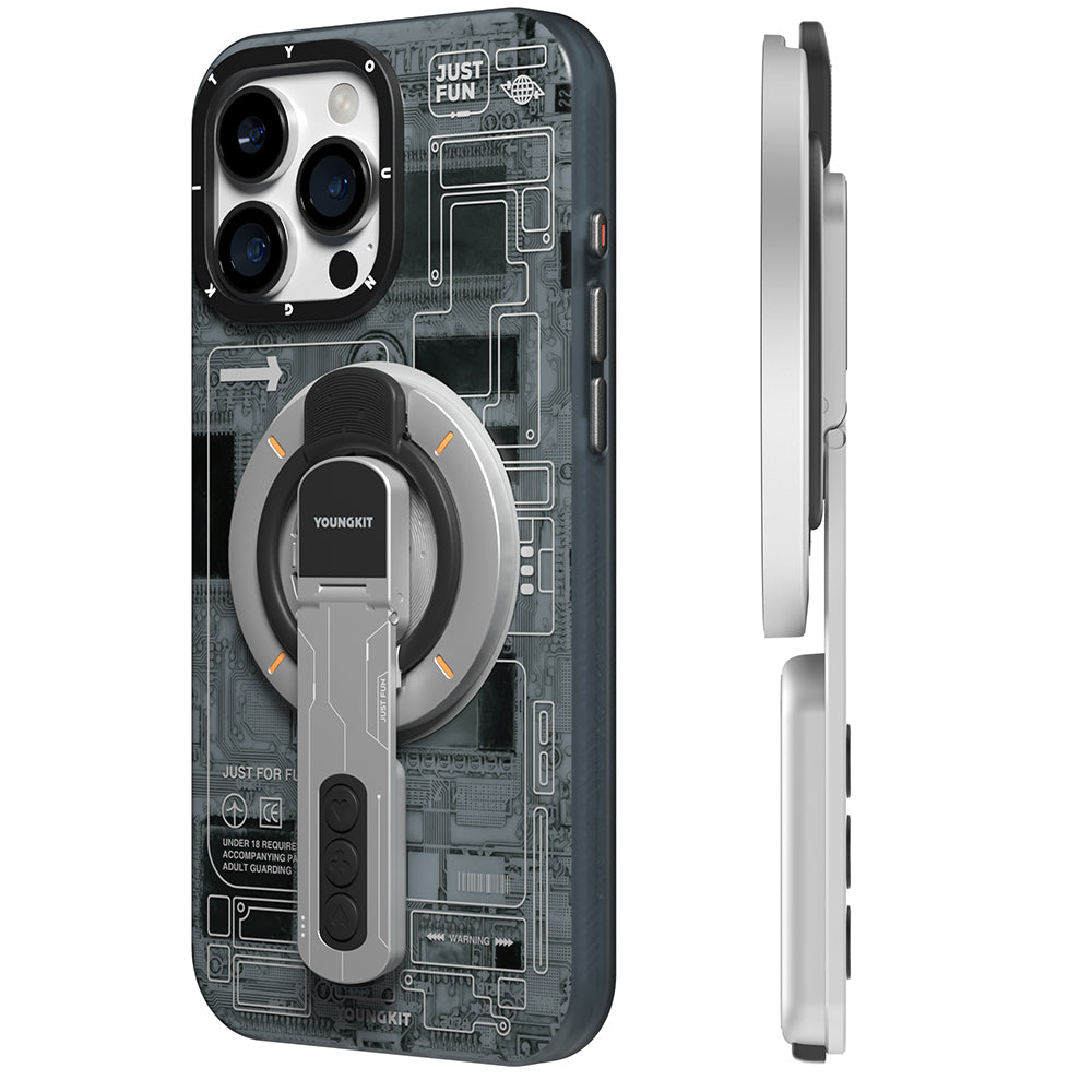 Youngkit Technology Serisi Telefon ve Tabletler için Magnetik Ring Stand