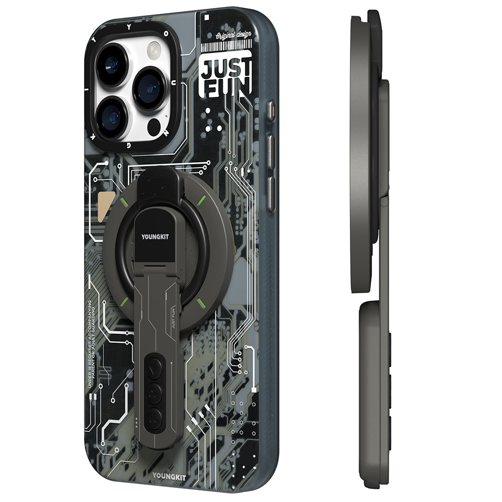 Youngkit Technology Serisi Telefon ve Tabletler için Magnetik Ring Stand