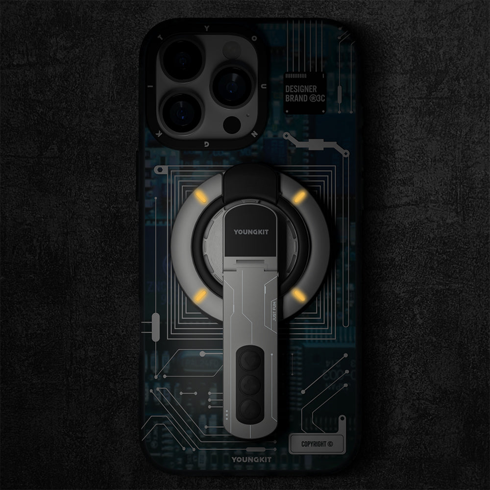 Youngkit Technology Serisi Telefon ve Tabletler için Magnetik Ring Stand