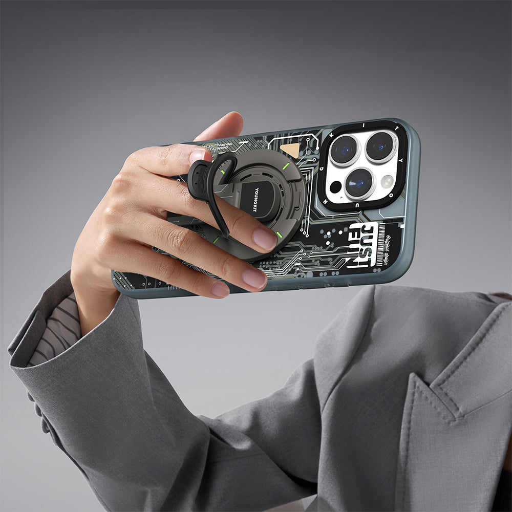 Youngkit Technology Serisi Telefon ve Tabletler için Magnetik Ring Stand