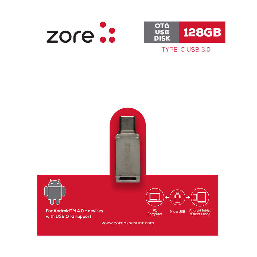 Zore 3.0 Type-C Metal OTG 128 GB