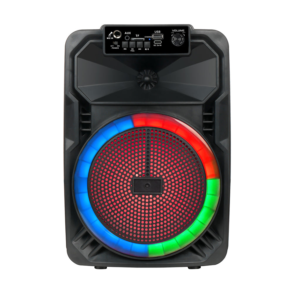 Zore GD-893 Mikrofonlu RGB TWS 8 inç Stereo Bass Kablosuz Karaoke Hoparlör