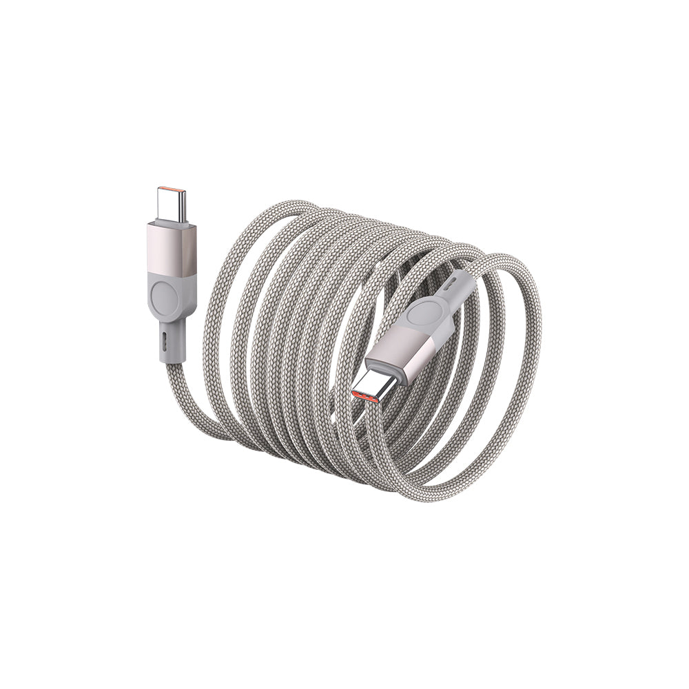 Zore ZR-44 Type-C to Type-C PD 100W Örgü Tasarımlı Hızlı Şarj Özellikli Data ve Şarj Kablosu 1M