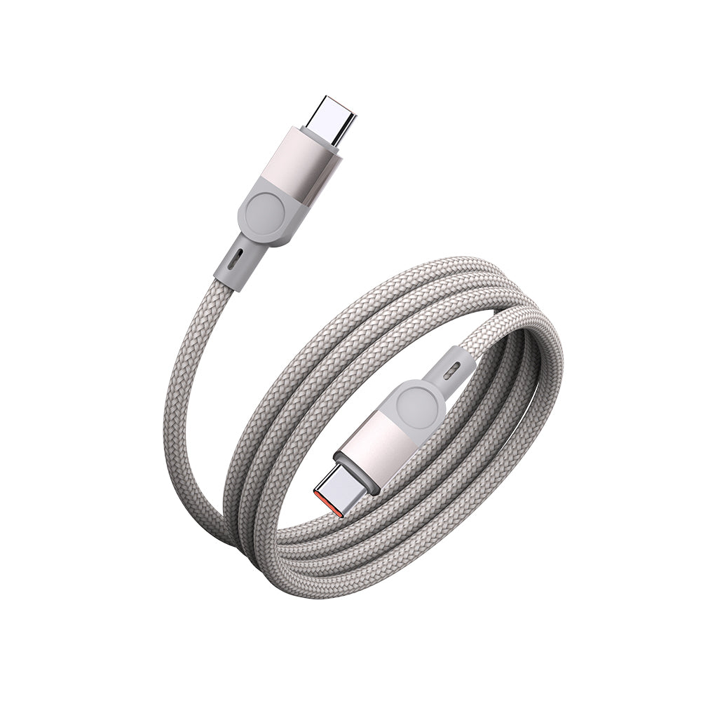 Zore ZR-44 Type-C to Type-C PD 100W Örgü Tasarımlı Hızlı Şarj Özellikli Data ve Şarj Kablosu 1M