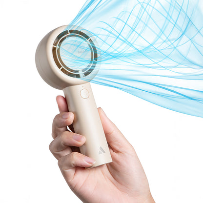 Aecooly PB01 İç Spiralli Çift Halka Hava Akışı Teknolojili 5 Kademeli Portatif Soğutucu El Fanı