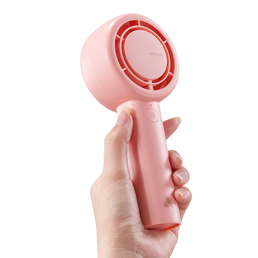 Aecooly PB01 İç Spiralli Çift Halka Hava Akışı Teknolojili 5 Kademeli Portatif Soğutucu El Fanı