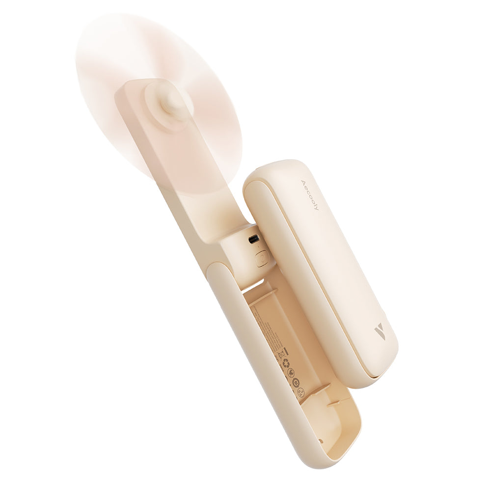 Aecooly PF01 Katlanabilen 3 Kademeli Portatif Soğutucu El Fanı