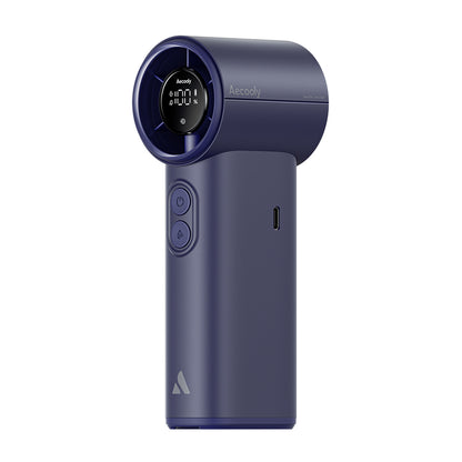 Aecooly PM02 Dijital LED Göstergeli Mist Chill Özellikli 5 Kademeli Portatif Soğutucu El Fanı