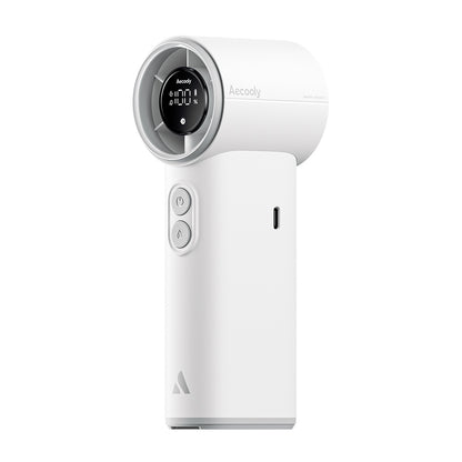 Aecooly PM02 Dijital LED Göstergeli Mist Chill Özellikli 5 Kademeli Portatif Soğutucu El Fanı