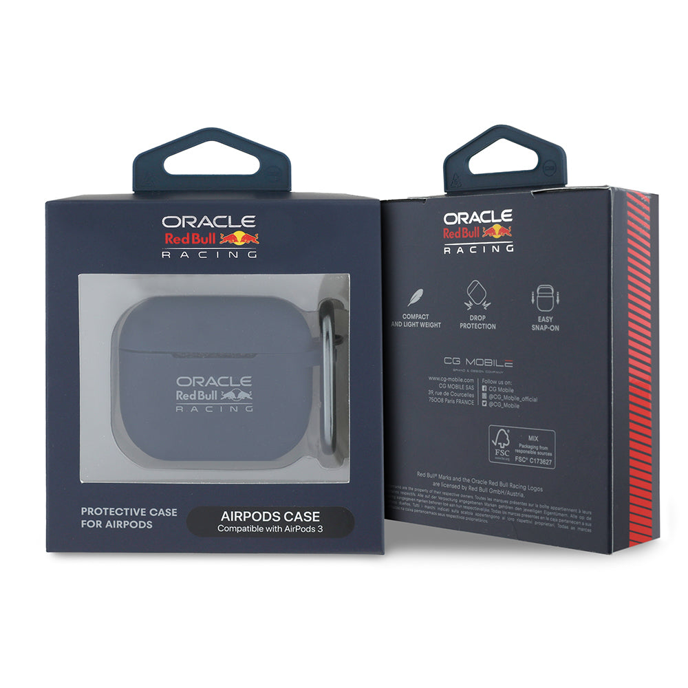 Airpods 3. Nesil Kılıf Redbull Orijinal Lisanslı Baskı Logolu Askı Aparatlı Silikon Kılıf