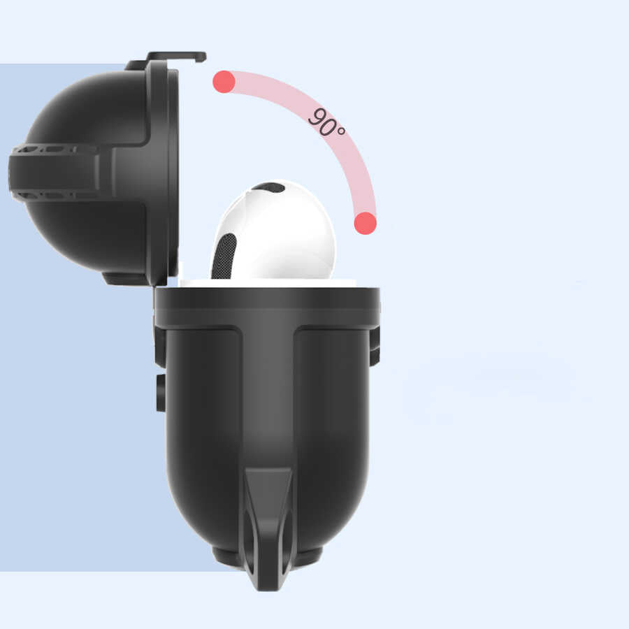Airpods 3. Nesil Zore Airbag 16 Silikon 1-1 Su Geçirmez Kılıf