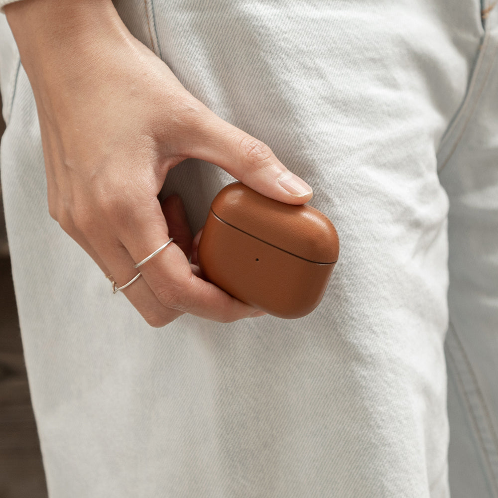 AirPods 3.Nesil Kılıf M-Safe Şarj Özellikli Native Union Hakiki Nappa Derisi Klasik Kılıf