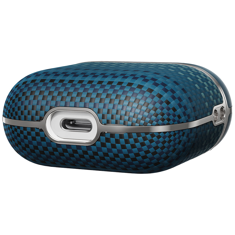 Airpods 4 Kılıf Aramid Fiber Pitaka Tactile Woven Sunset-Moonrise Serisi Sunset Kılıf