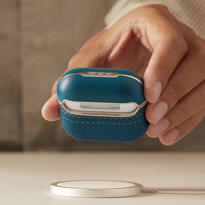 Airpods 4 Kılıf Aramid Fiber Pitaka Tactile Woven Sunset-Moonrise Serisi Sunset Kılıf