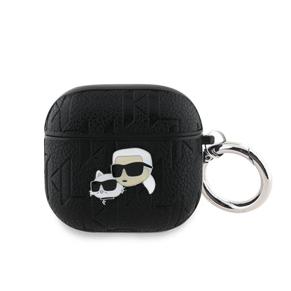 Airpods 4 Kılıf Karl Lagerfeld orijinal Lisanslı Monogram Silikon Kılıf