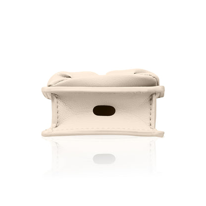 Airpods 4 Kılıf PU Deri Çanta Tasarımlı Taşlı Pynana Sugar Cube Serisi Kılıf