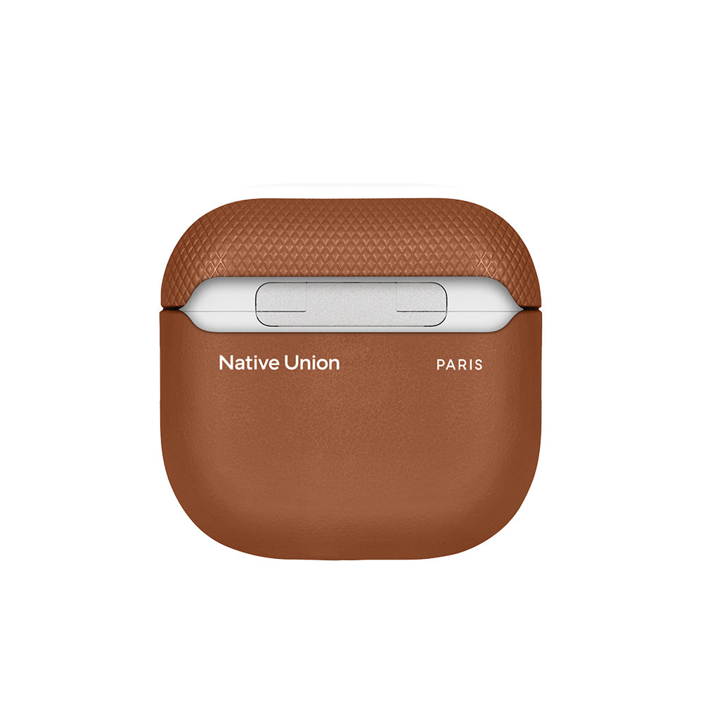 AirPods 4 Kılıf Qi M-Safe Şarj Özellikli Native Union RE Classic Serisi Suni Deri Kılıf