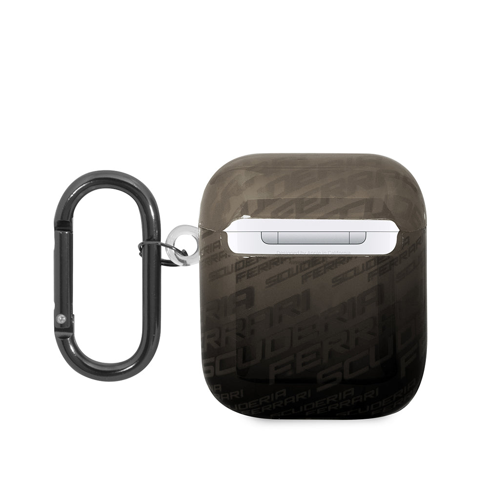 Airpods Kılıf Ferrari Orijinal Lisanslı IML Baskılı Klasik Logolu SF Desenli TPU Kılıf