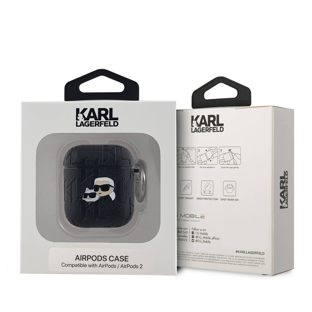 Airpods Kılıf Karl Lagerfeld orijinal Lisanslı Monogram Silikon Kılıf