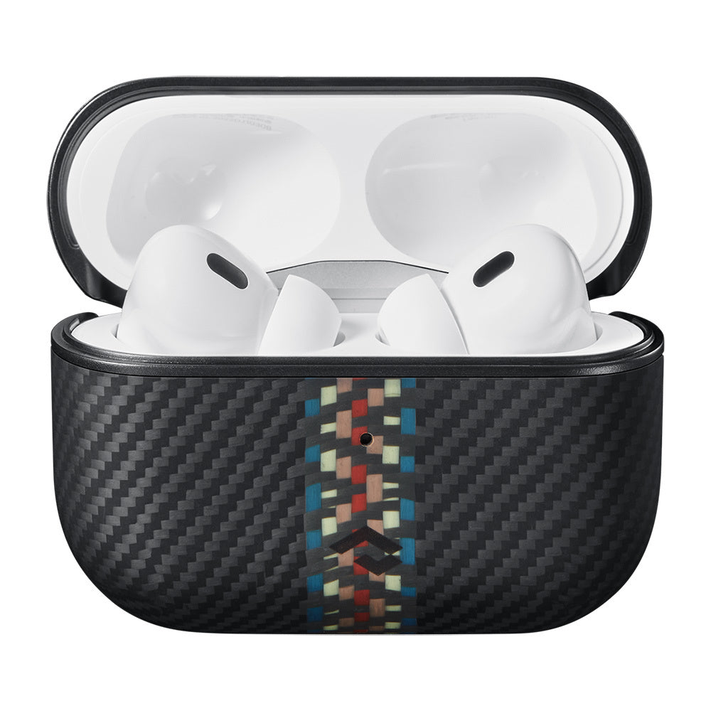 Airpods Pro 2 Kılıf 600D Aramid Fiber Pitaka Orchestra Serisi Rhapsody Kılıf