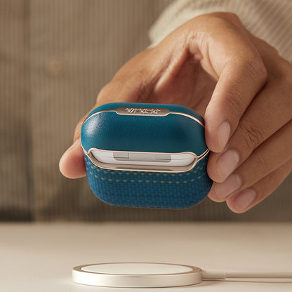 Airpods Pro 2 Kılıf Aramid Fiber Pitaka Tactile Woven Sunset-Moonrise Serisi Kılıf