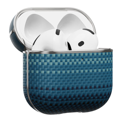 Airpods Pro 2 Kılıf Aramid Fiber Pitaka Tactile Woven Sunset-Moonrise Serisi Sunset Kılıf