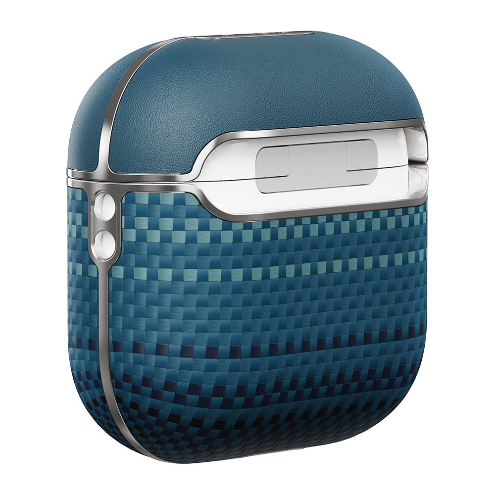 Airpods Pro 2 Kılıf Aramid Fiber Pitaka Tactile Woven Sunset-Moonrise Serisi Sunset Kılıf