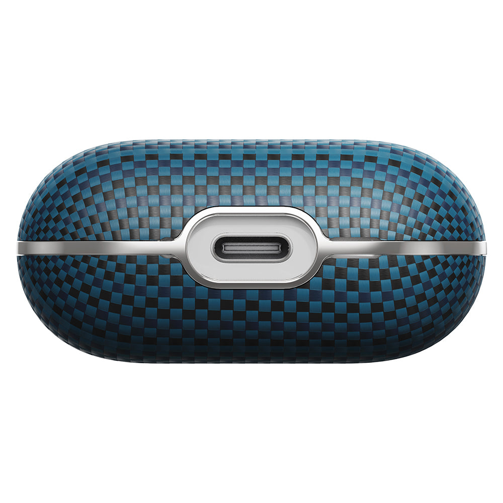 Airpods Pro 2 Kılıf Aramid Fiber Pitaka Tactile Woven Sunset-Moonrise Serisi Sunset Kılıf