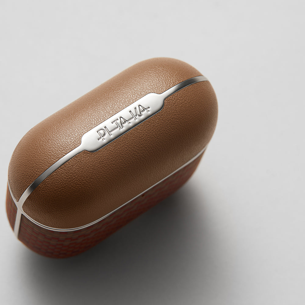 Airpods Pro 2 Kılıf Aramid Fiber Pitaka Tactile Woven Sunset-Moonrise Serisi Sunset Kılıf