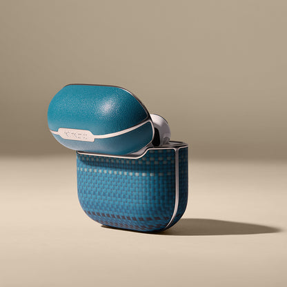 Airpods Pro 2 Kılıf Aramid Fiber Pitaka Tactile Woven Sunset-Moonrise Serisi Sunset Kılıf