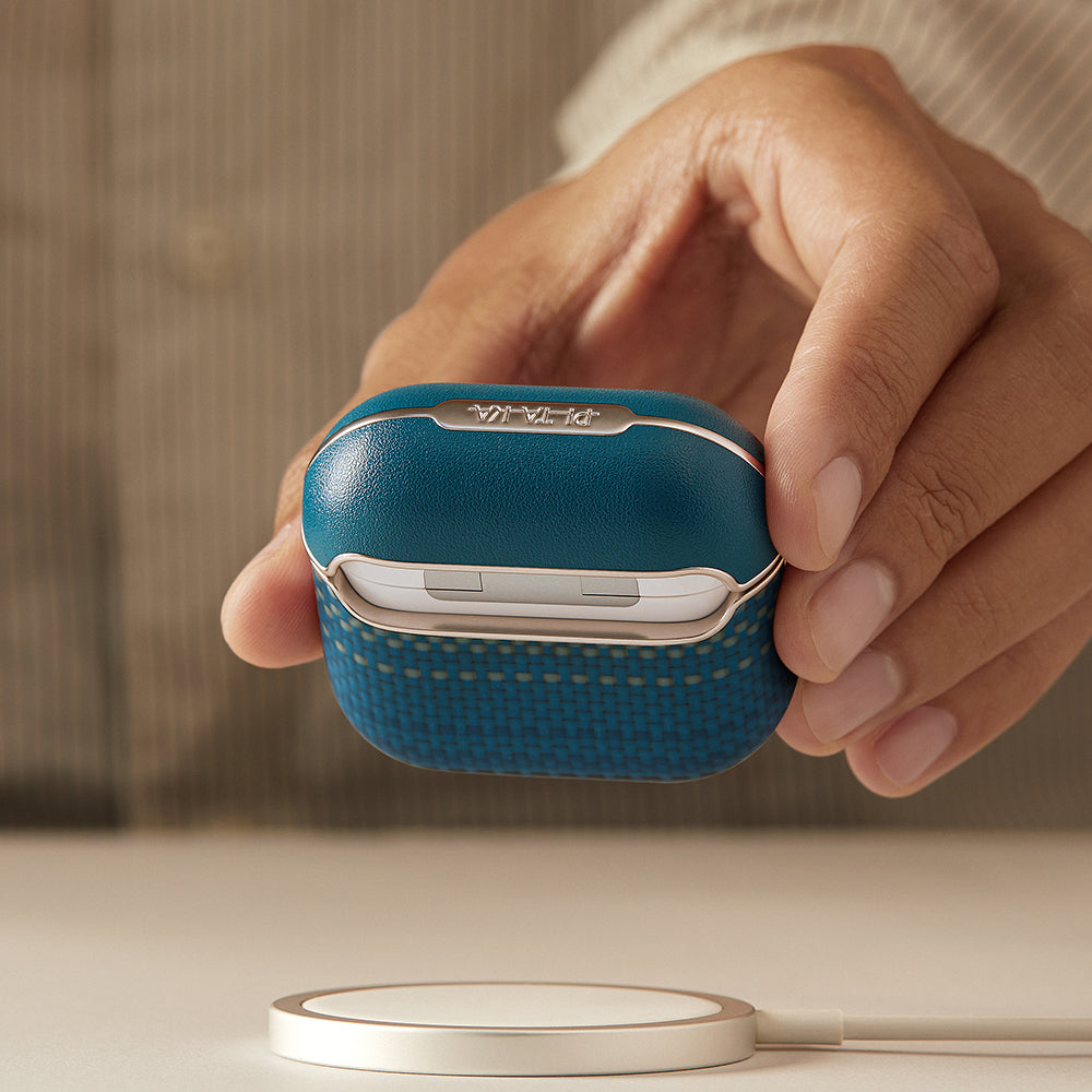 Airpods Pro 2 Kılıf Aramid Fiber Pitaka Tactile Woven Sunset-Moonrise Serisi Sunset Kılıf