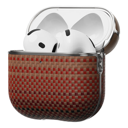 Airpods Pro 2 Kılıf Aramid Fiber Pitaka Tactile Woven Sunset-Moonrise Serisi Sunset Kılıf