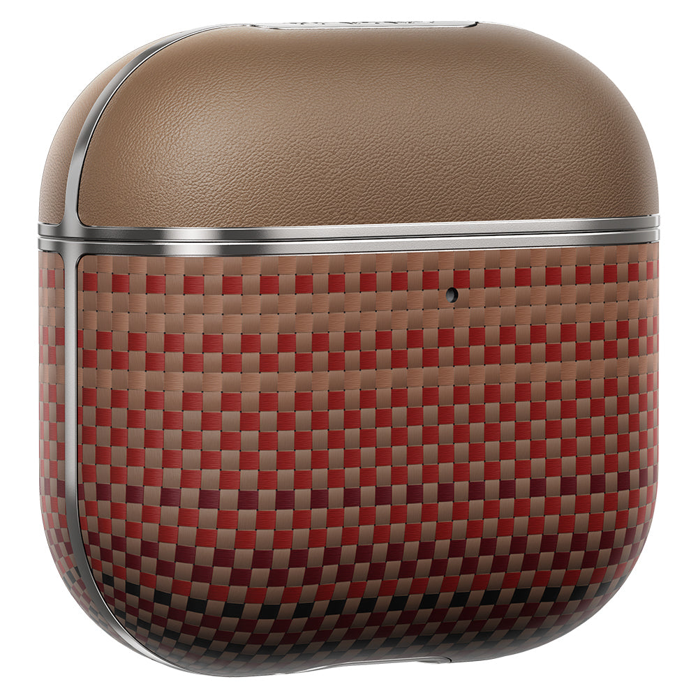 Airpods Pro 2 Kılıf Aramid Fiber Pitaka Tactile Woven Sunset-Moonrise Serisi Sunset Kılıf