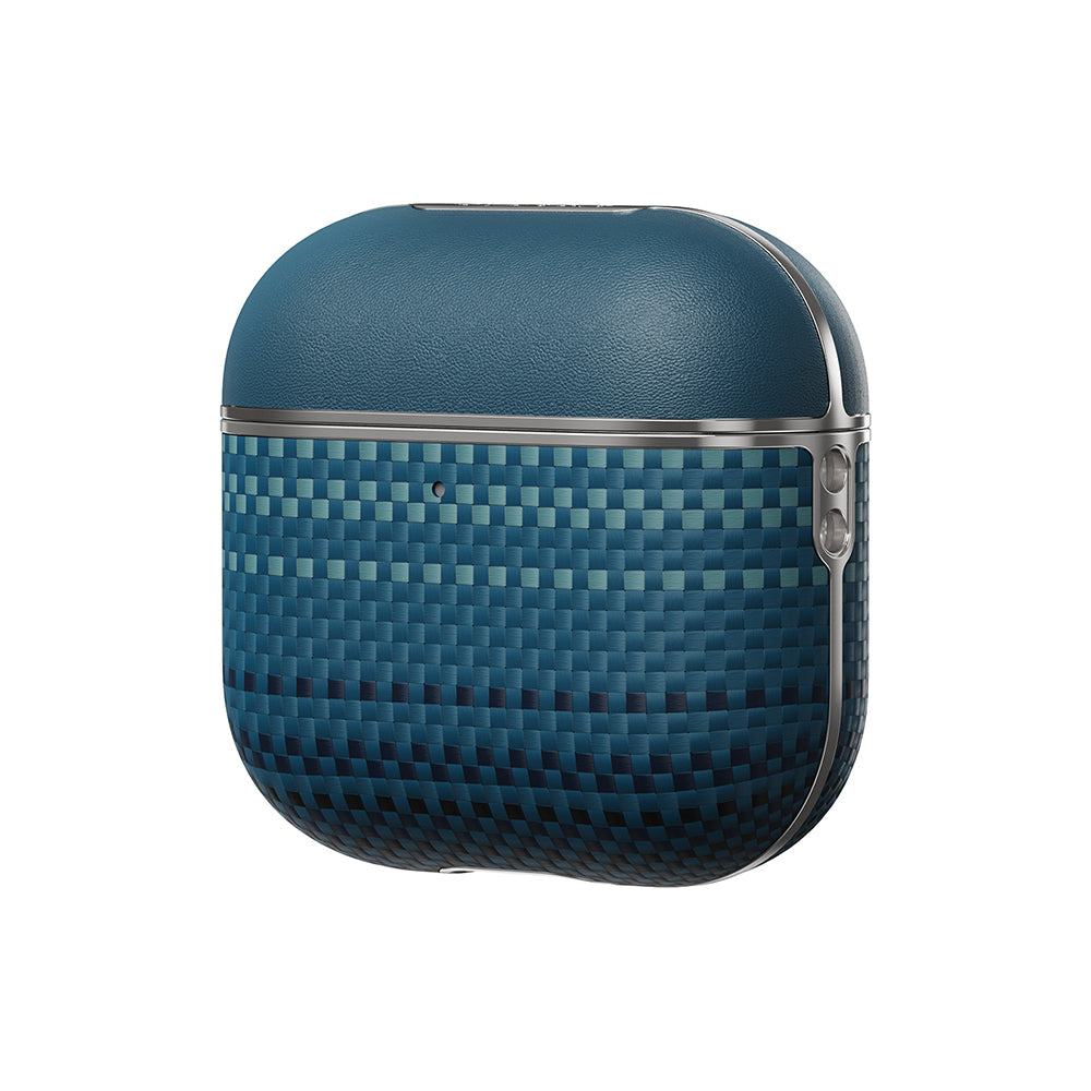 Airpods Pro 2 Kılıf Aramid Fiber Pitaka Tactile Woven Sunset-Moonrise Serisi Sunset Kılıf