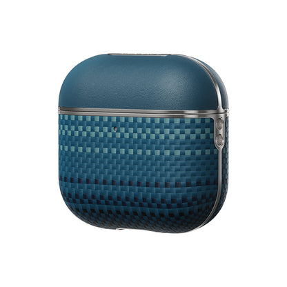Airpods Pro 2 Kılıf Aramid Fiber Pitaka Tactile Woven Sunset-Moonrise Serisi Sunset Kılıf